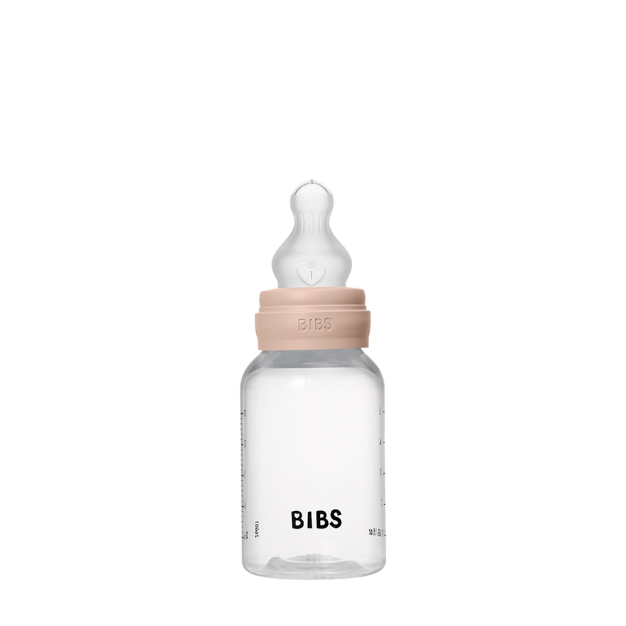 Biberon sans BPA 150ml avec tétine en silicone Débit lent - Blush