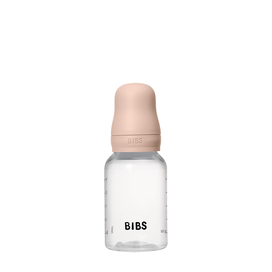 Biberon sans BPA 150ml avec tétine en latex Débit lent - Blush