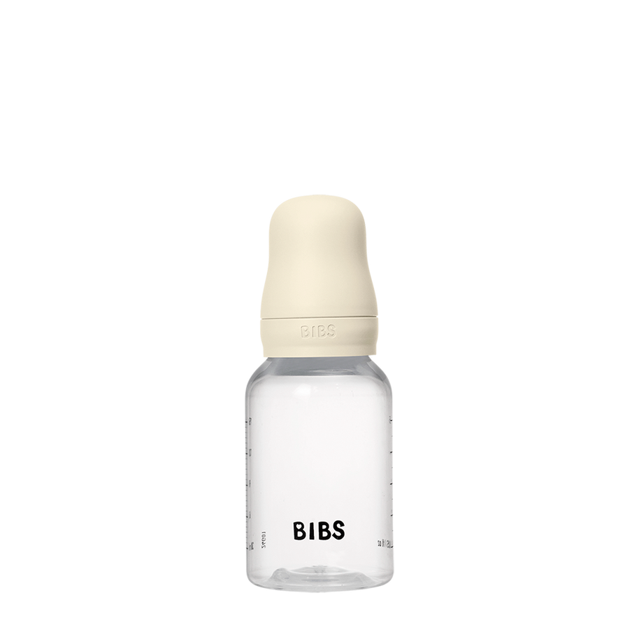 Biberon sans BPA 150ml avec tétine en silicone Débit lent - Ivory