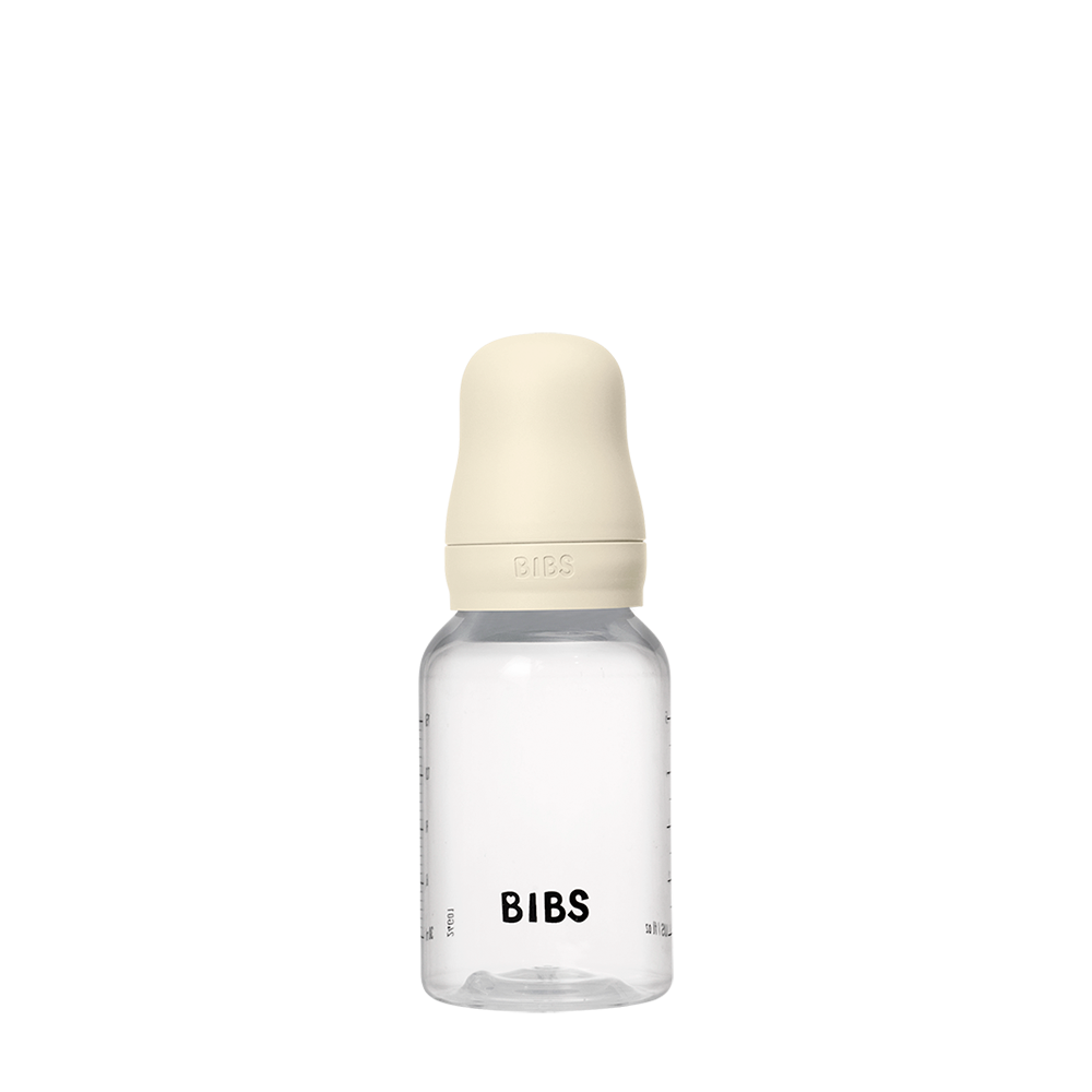 Biberon sans BPA 150ml avec tétine en silicone Débit lent - Ivory