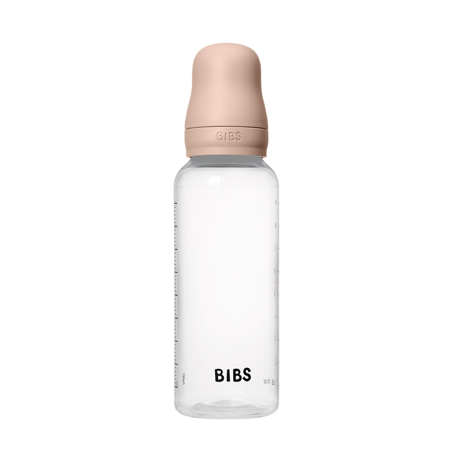 Biberon BIBS Sans BPA 270ml – Silicone Débit moyen - Blush