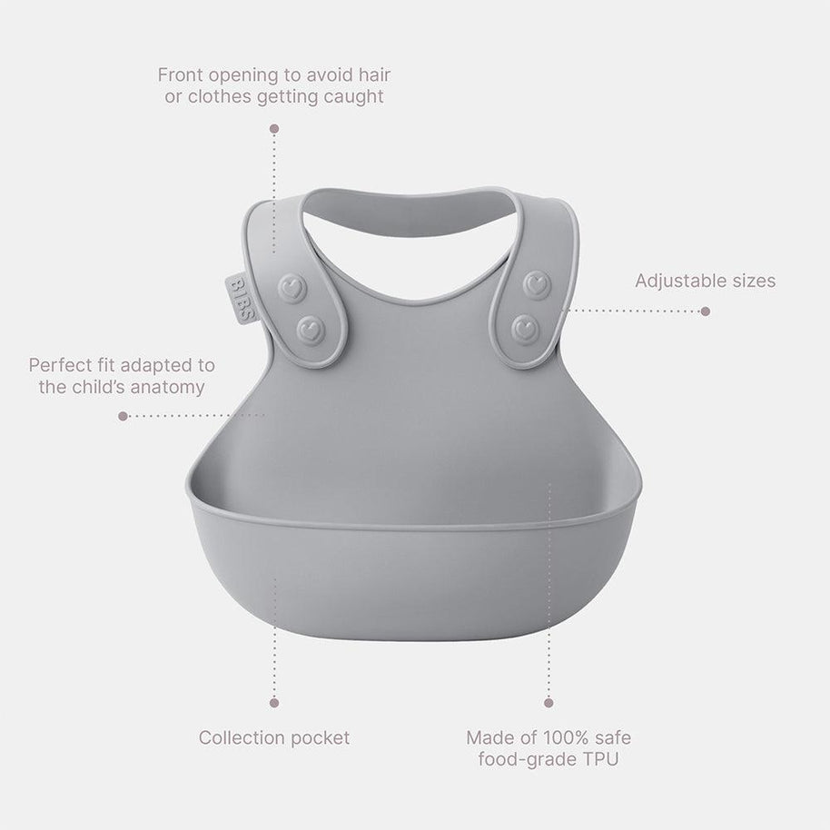 BIBS Bavoir sillicone Cloud
