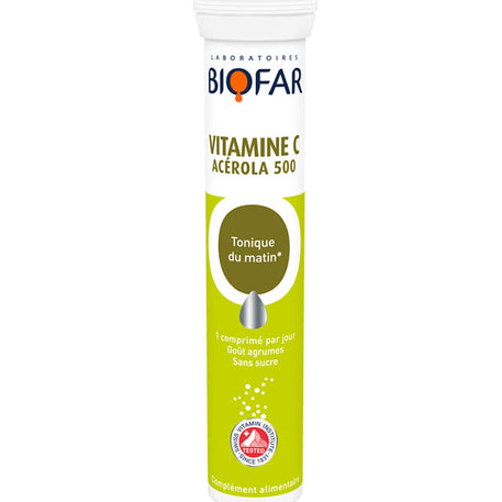 Biofar – Vitamine C acérola 500 - Biofar - Santé et Bien-être - Babyboss.ma