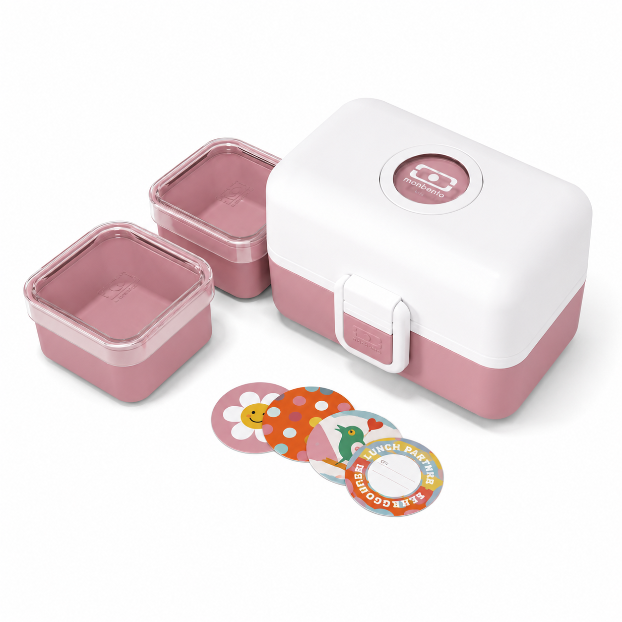 Monbento Lunch Box pour Enfant Sans BPA - Rose