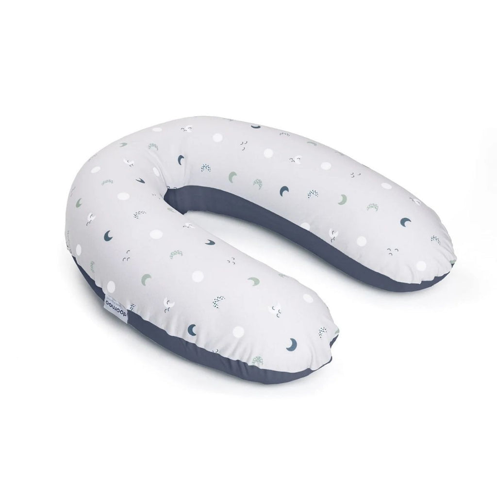 Coussin d'allaitement et maternité BUDDY Doomoo - Blue Grey Moon