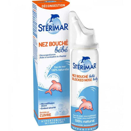 Stérimar Nez bouché bébé de 3mois à 3ans - 50ml - Sterimar - pour bébé Maroc -www.babyboss.ma