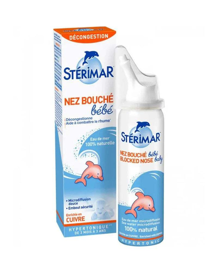 Stérimar Nez bouché bébé de 3mois à 3ans - 50ml - Sterimar - pour bébé Maroc -www.babyboss.ma