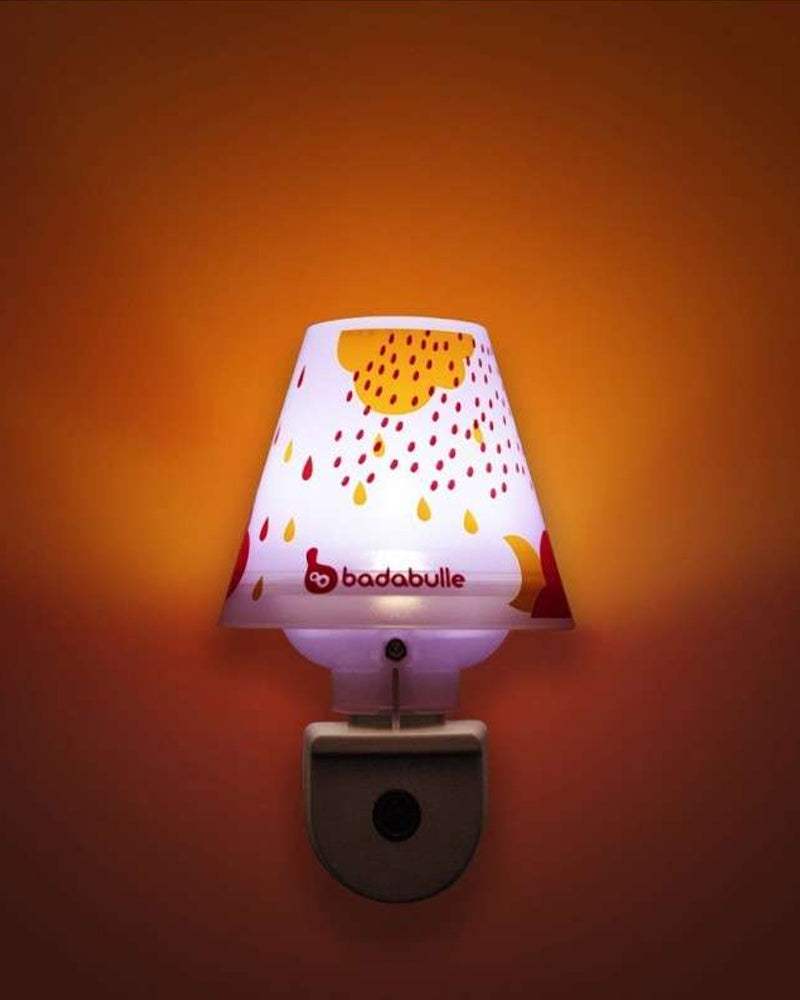 Veilleuse Murale Gouttes Roses Badabulle - Badabulle - Veilleuses pour bébé Maroc -www.babyboss.ma