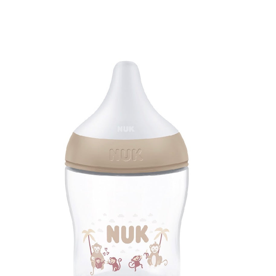 Biberon NUK Perfect Match avec tétine en silicone souple 150 ml - Fleurs