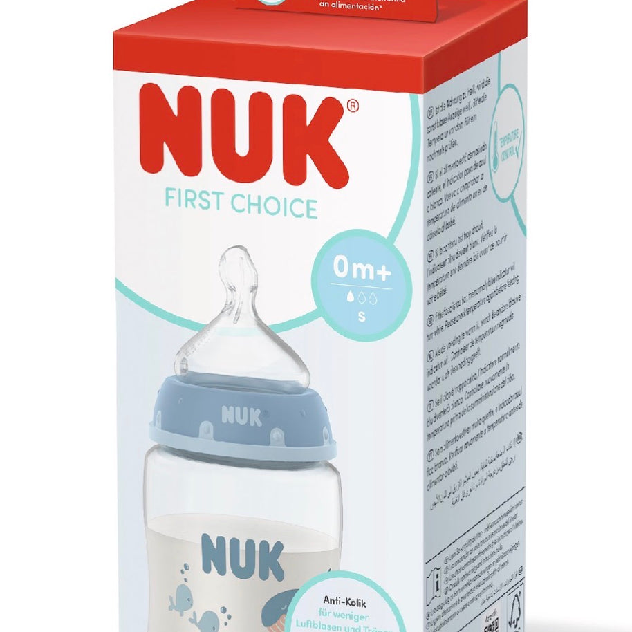 NUK Biberon First Choice+ 0-6m 150ml - Bleu