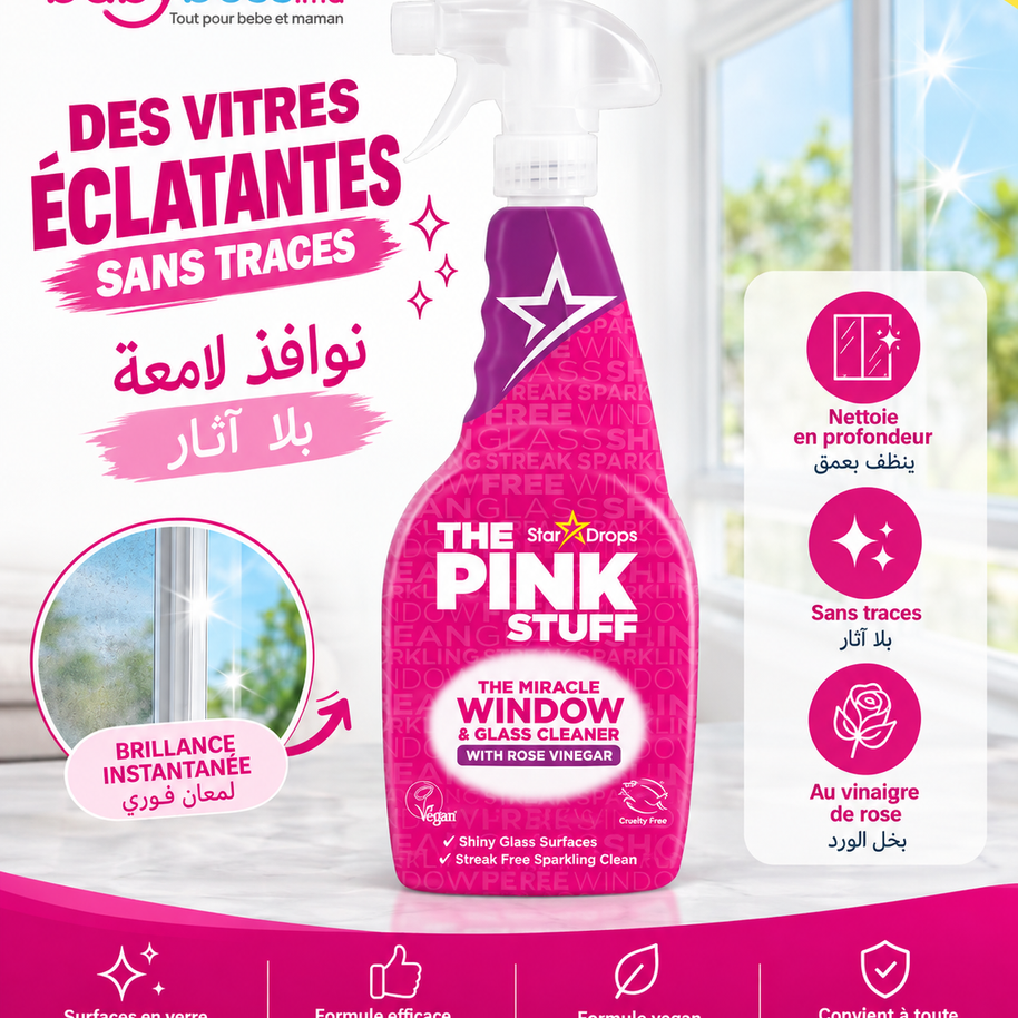 The Pink Stuff منظف المعجزات للنوافذ - 750مل