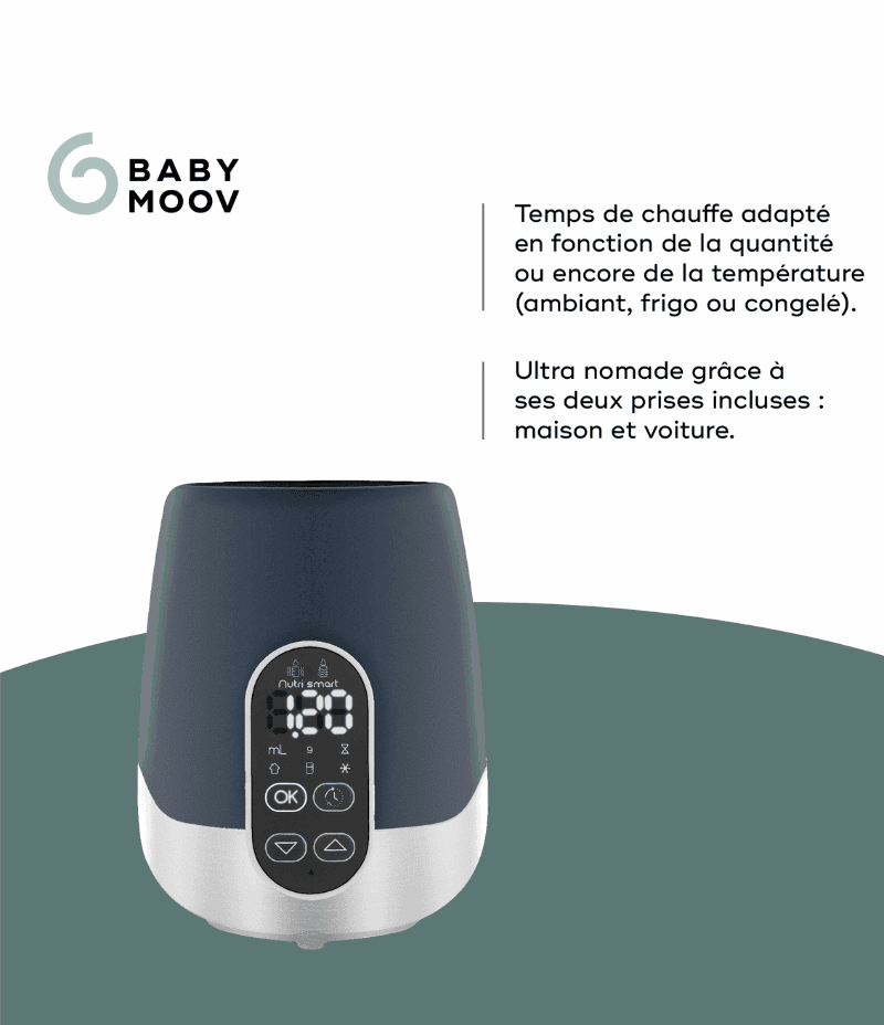Chauffe-biberon Nomade - NutriSmart - Babymoov - REPAS pour bébé Maroc -www.babyboss.ma