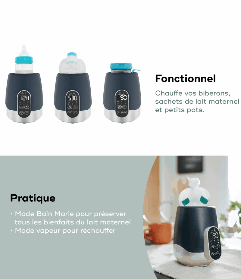 Chauffe-biberon Nomade - NutriSmart - Babymoov - REPAS pour bébé Maroc -www.babyboss.ma