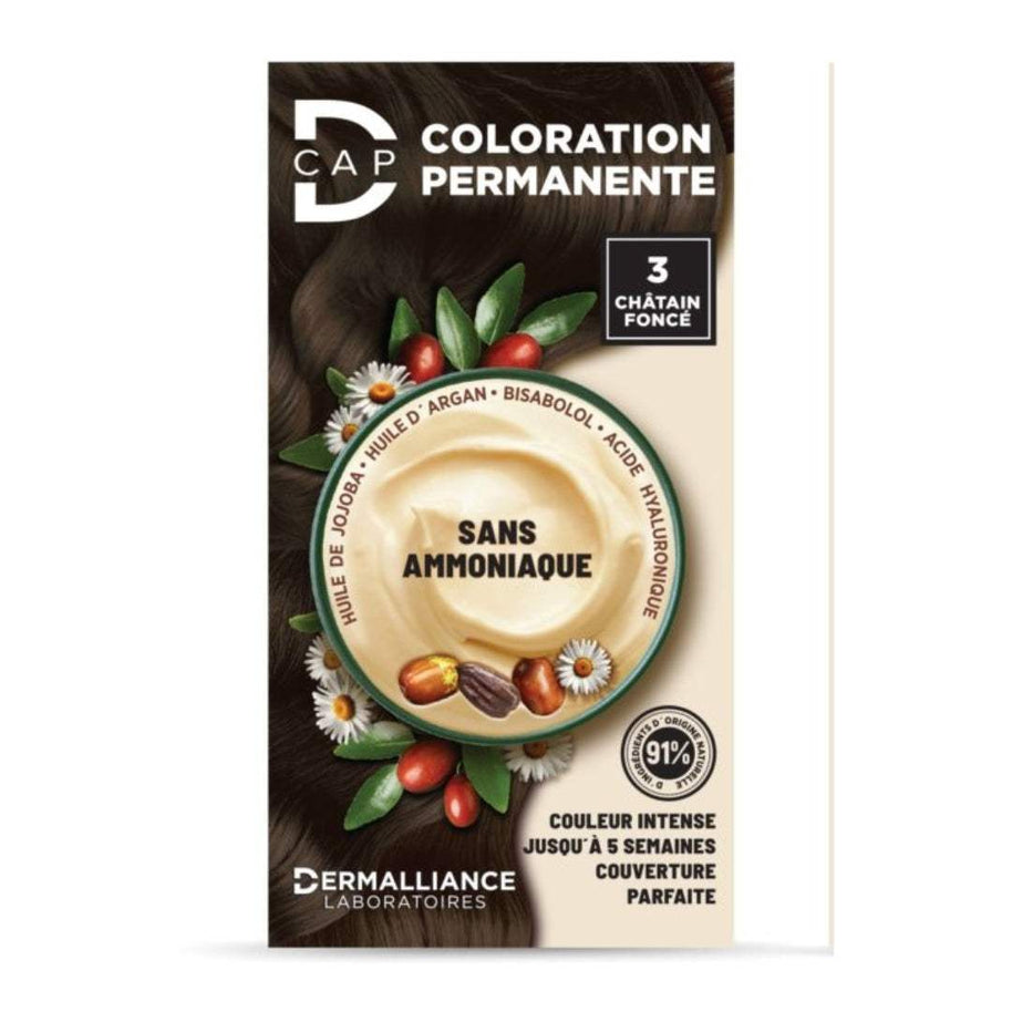 DCAP Coloration Permanante 3 chatain fonce - Dcap - pour bébé Maroc -www.babyboss.ma