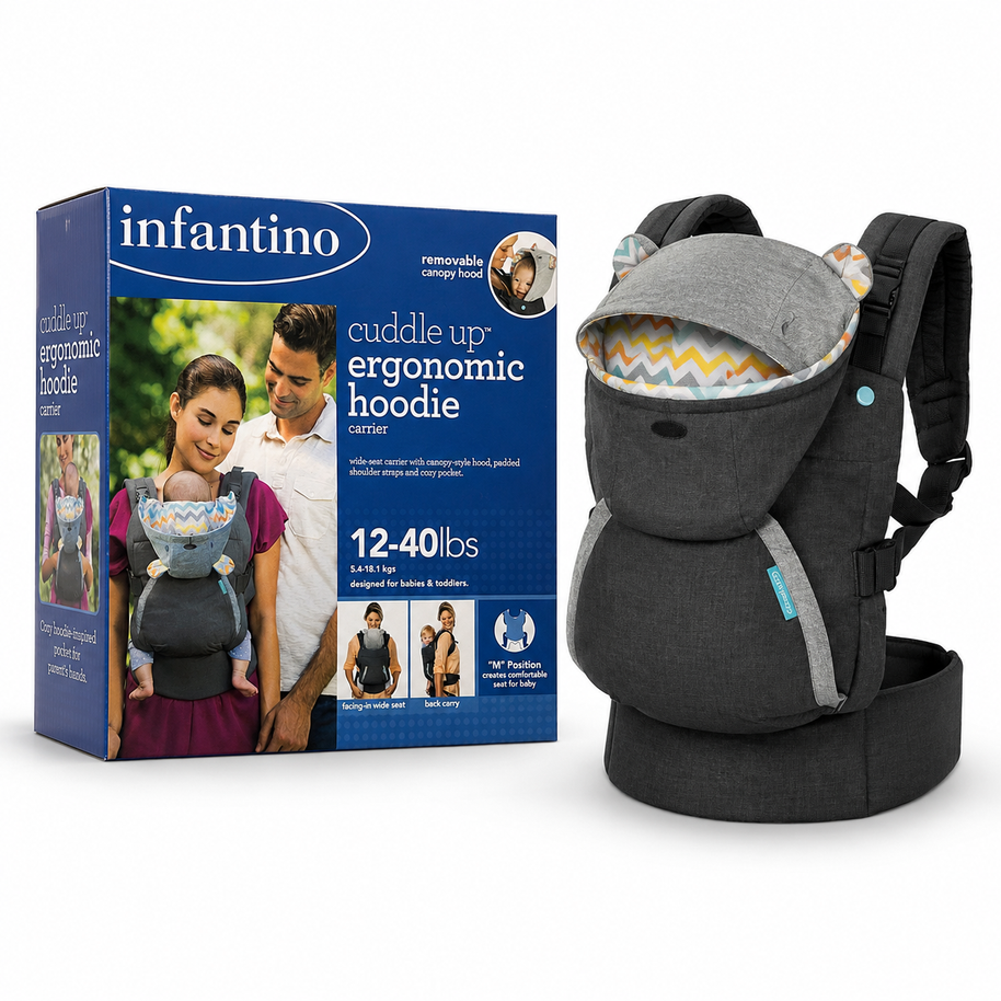 Porte-bébé ergonomique à capuche Infantino Cuddle Up