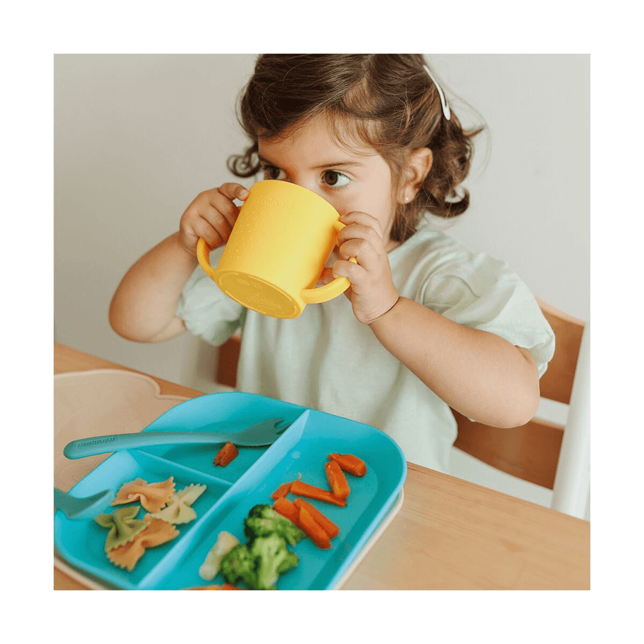 Miniland Vaisselle BLW avec nappe antidérapante pour les enfants - SUNSHINE - Miniland - pour bébé Maroc -www.babyboss.ma