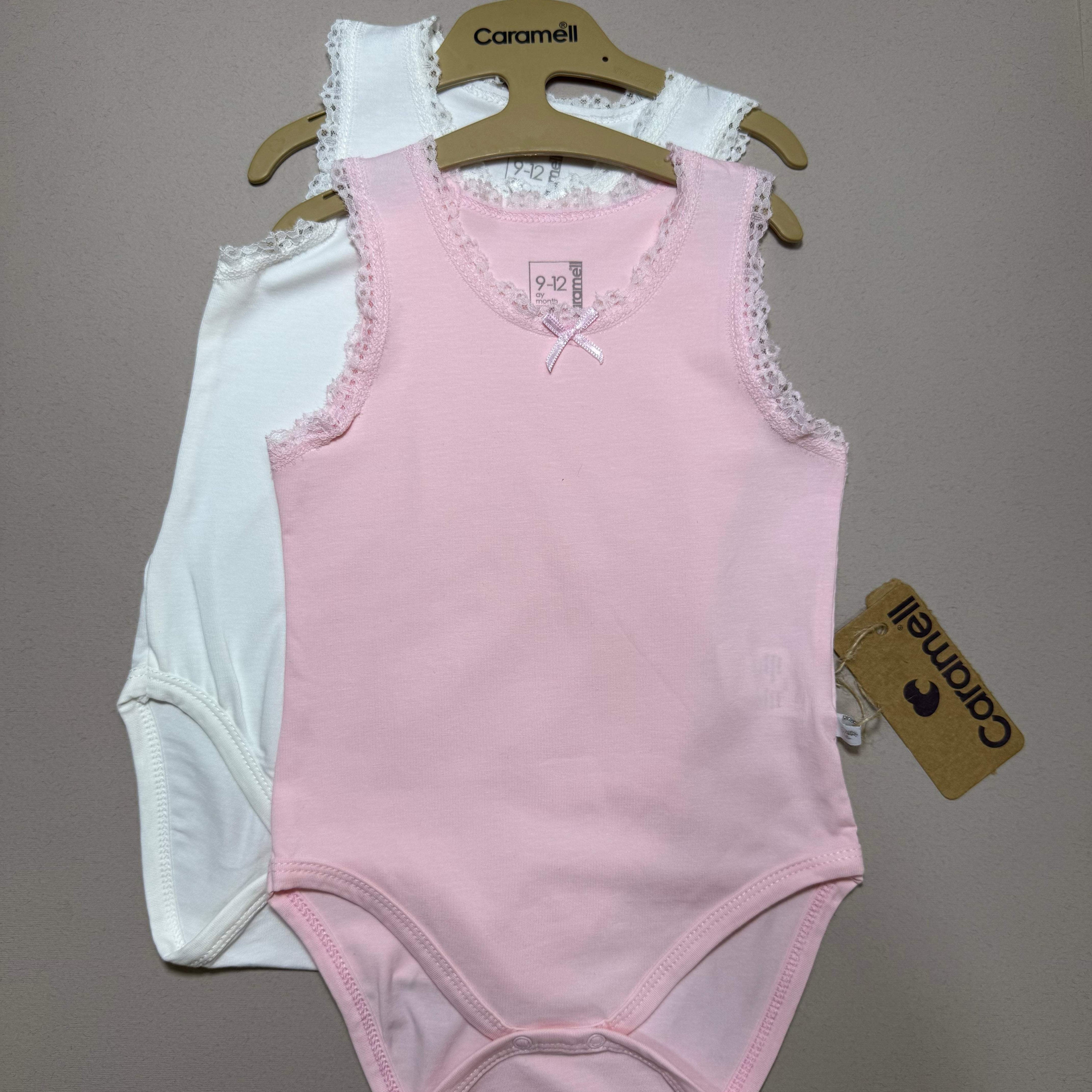 Lot de 2 bodies - Caramell - Caramell - Body pour bébé Maroc -www.babyboss.ma