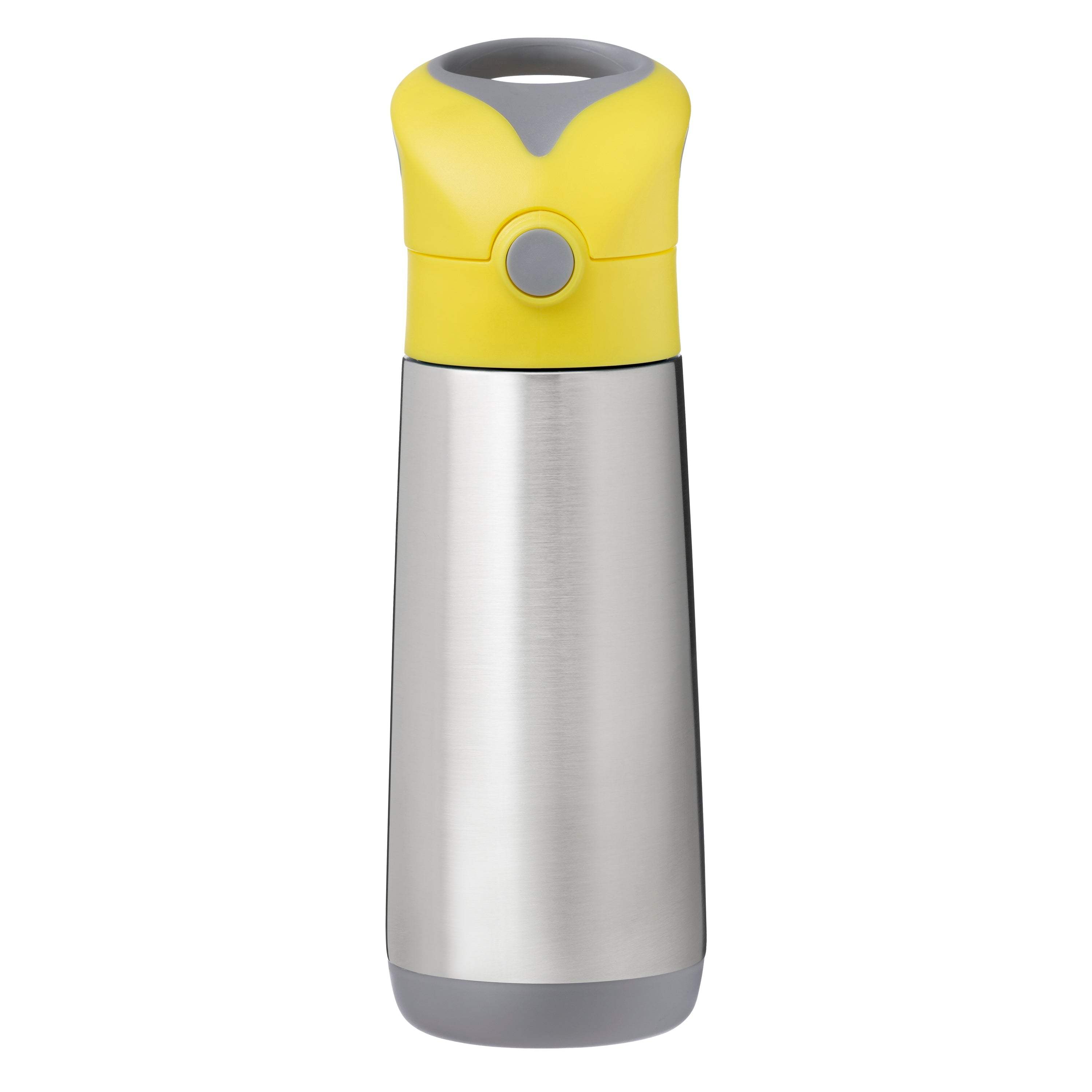 Gourde isotherme à paille B.box 500ml - Lemon - BBOX USA - Insulated water bottles pour bébé Maroc -www.babyboss.ma