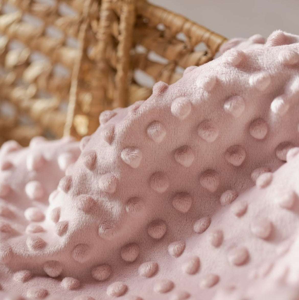 Interbaby Couverture En Bulles 80 X 110 - Vieux rose