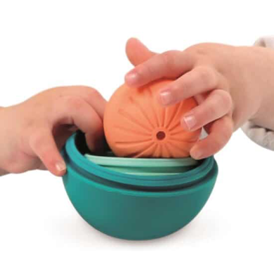 Ludi Ball in Ball – Balles Gigognes Évolutives en Silicone pour Bébé