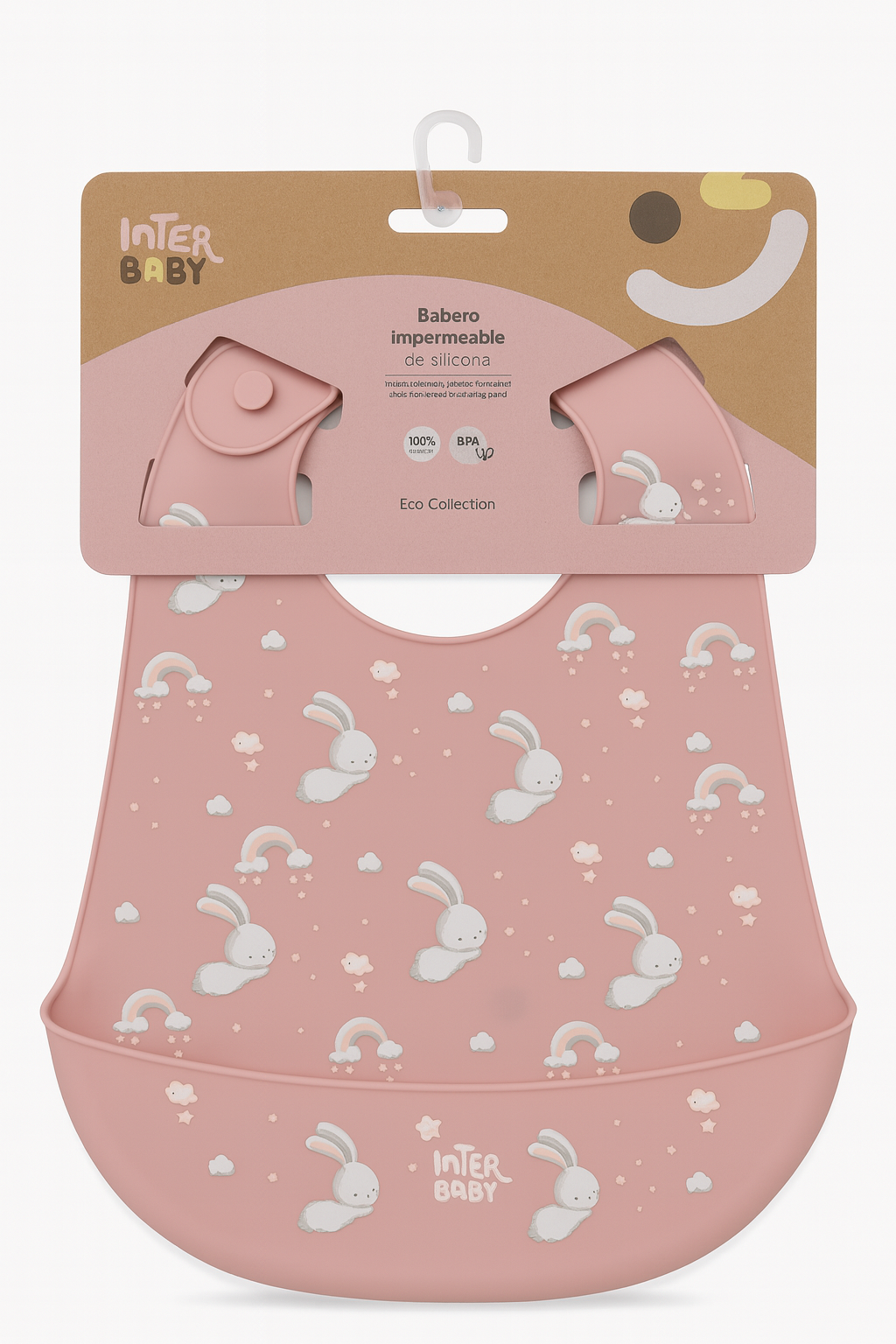 Bavoir en sillicone Interbaby