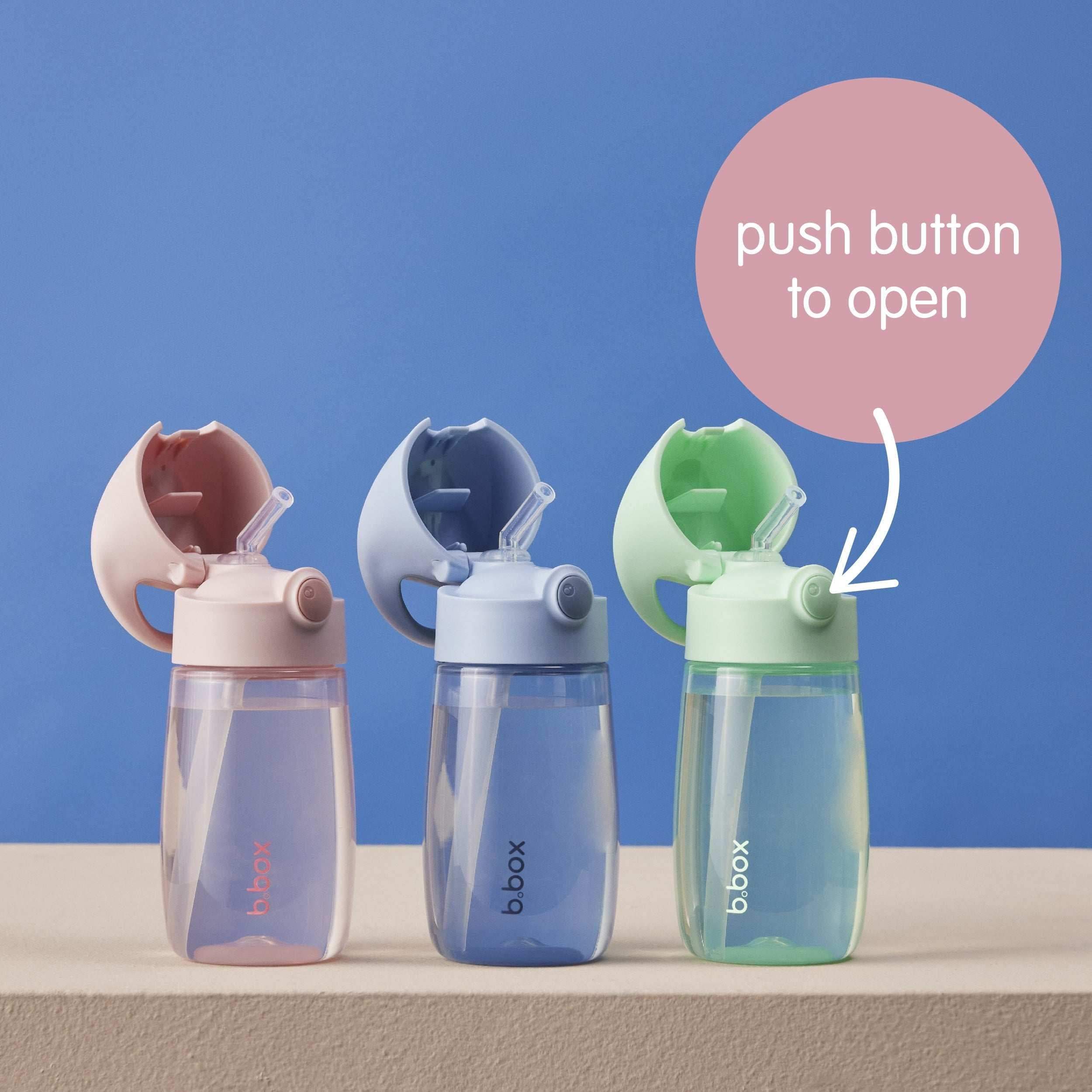 Gourde à paille Jnr BBox 380ml - chill out - BBOX USA - Drink Bottle - 380ml pour bébé Maroc -www.babyboss.ma