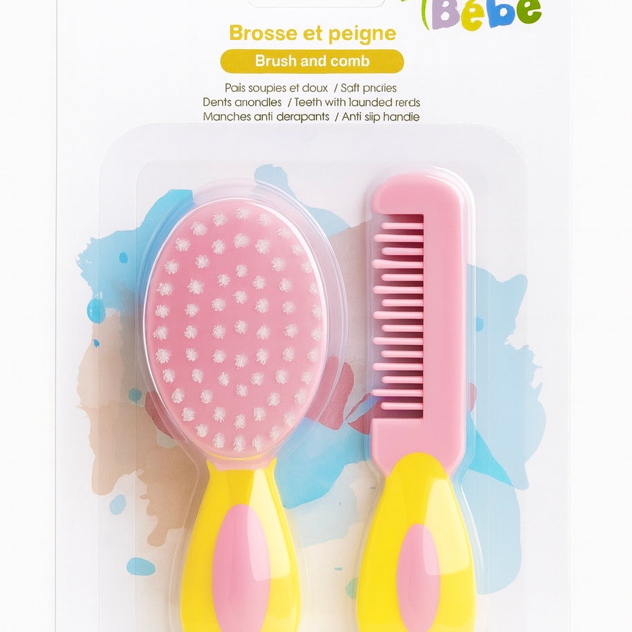 Notre bebe brosse et peigne