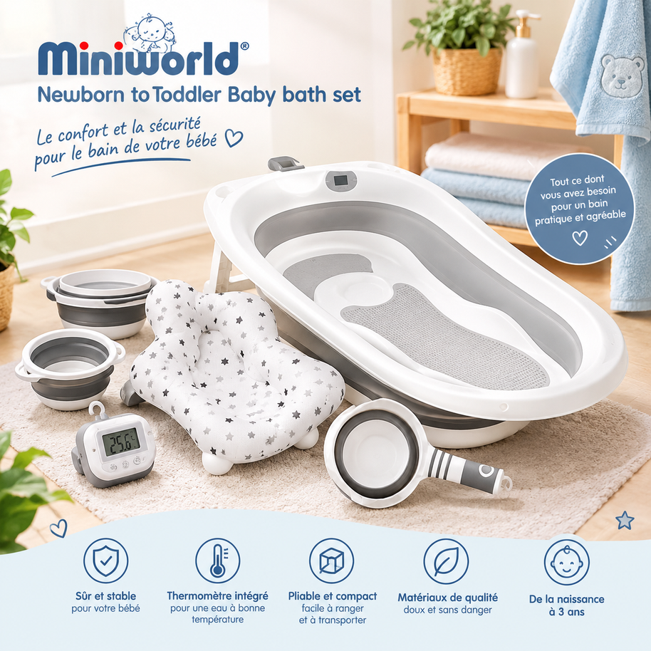 Miniwolrd set baignoir