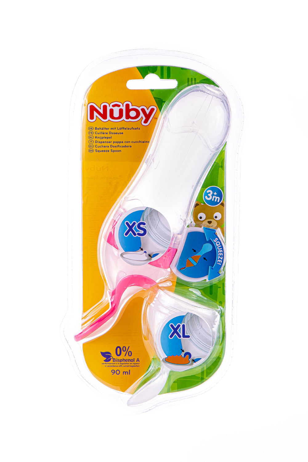 Cuillère biberon en silicone Nuby