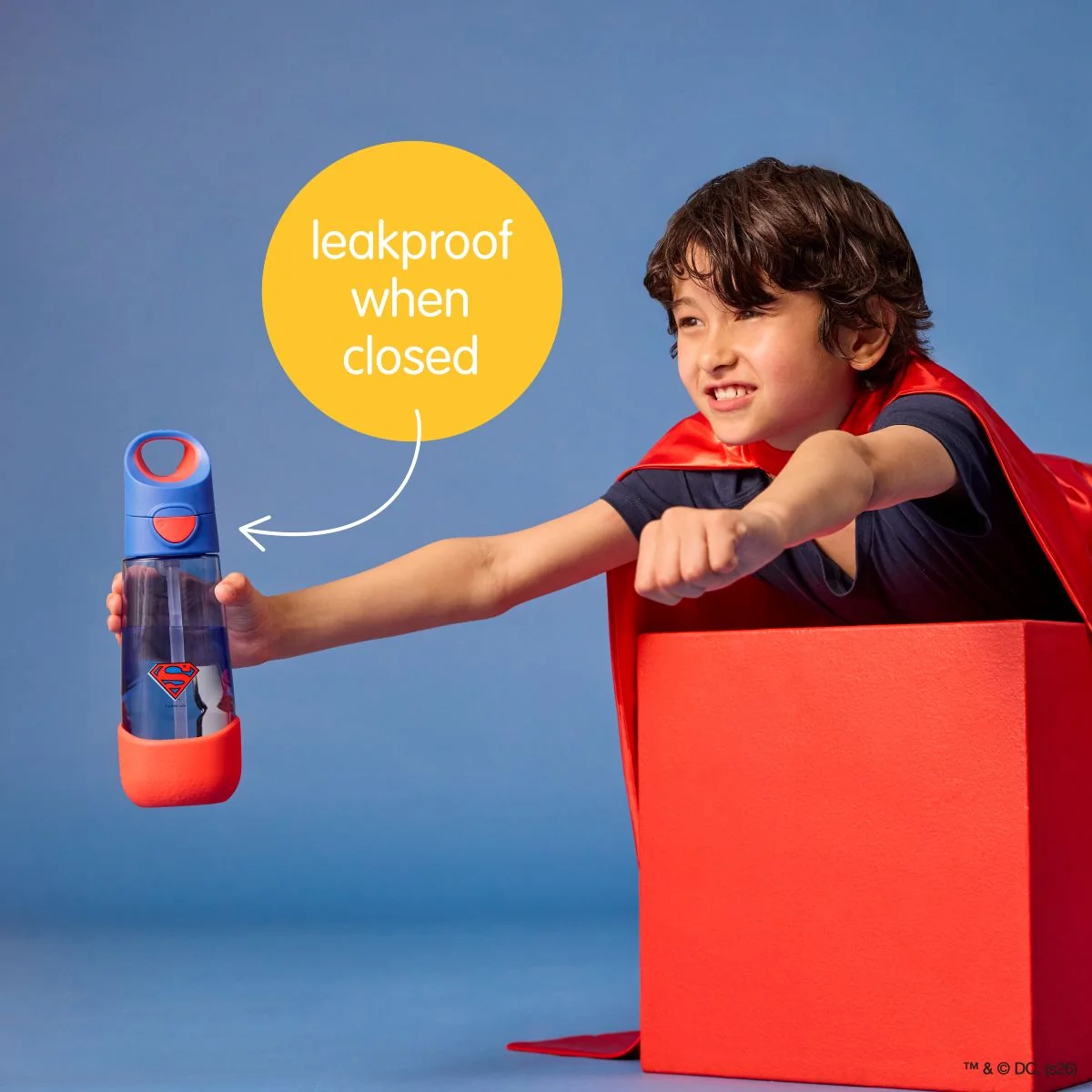 Gourde à paille B box Tritan™  - Superman 600ML