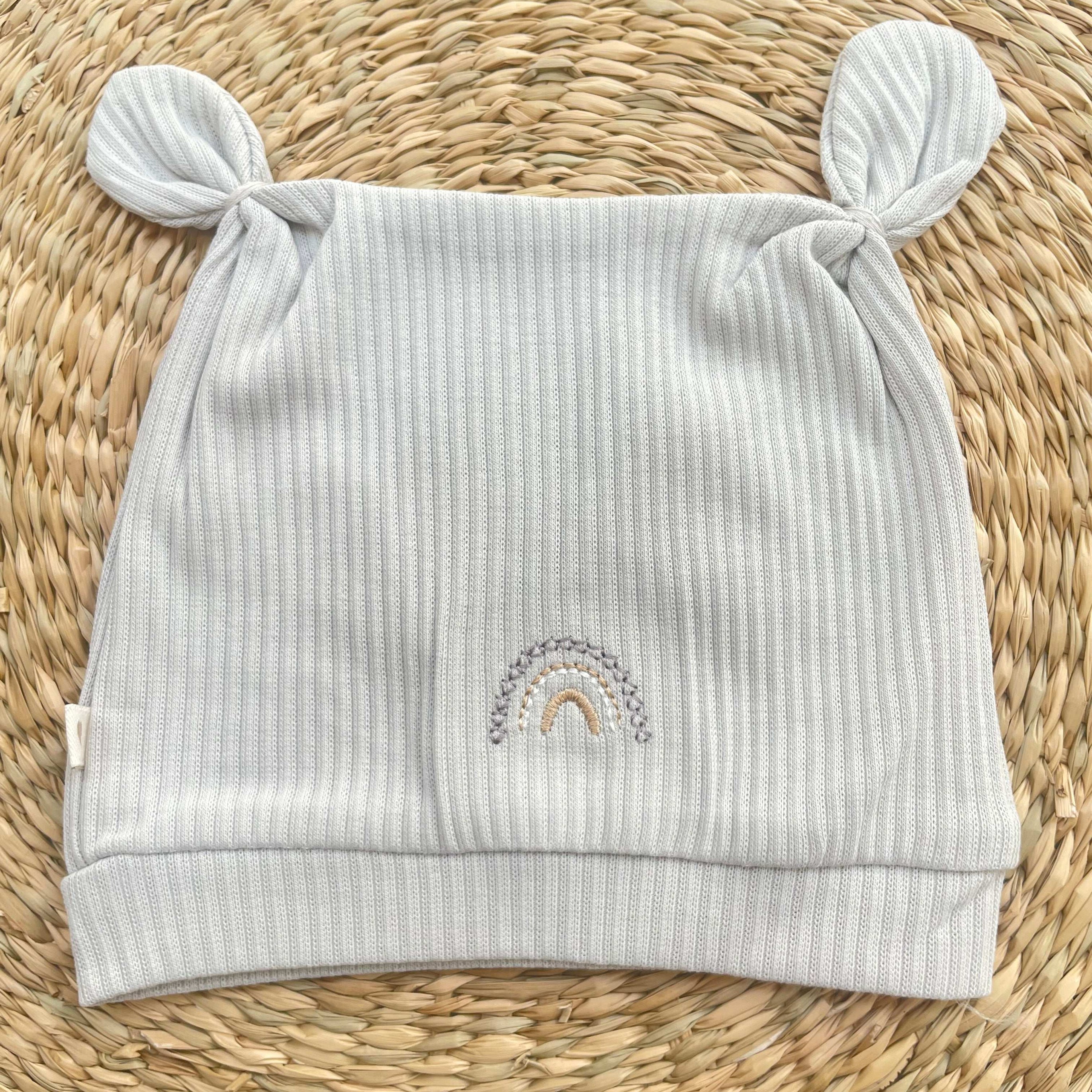 Bonnet bébé-Gris
