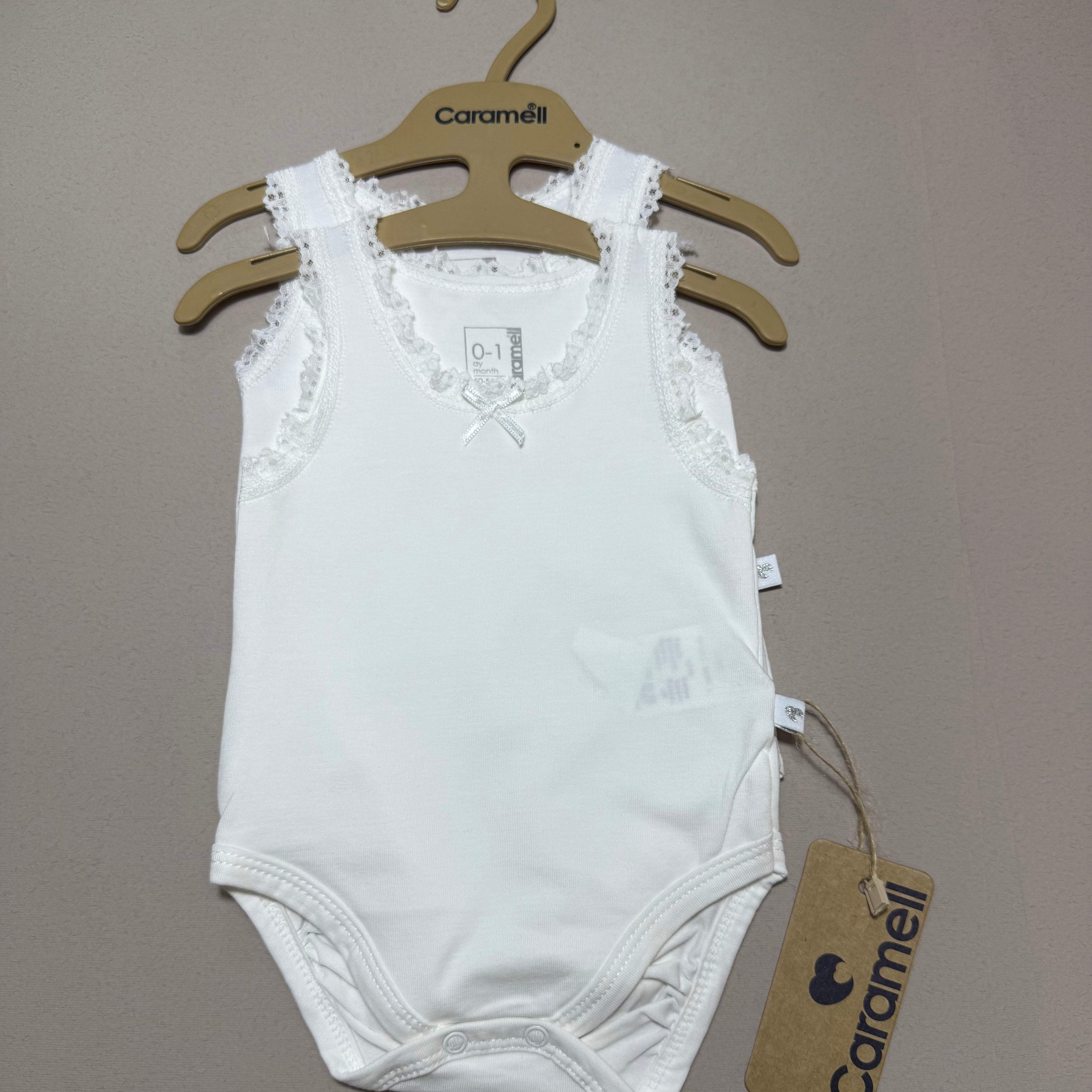 Lot de 2 bodies - Caramell - Caramell - Body pour bébé Maroc -www.babyboss.ma