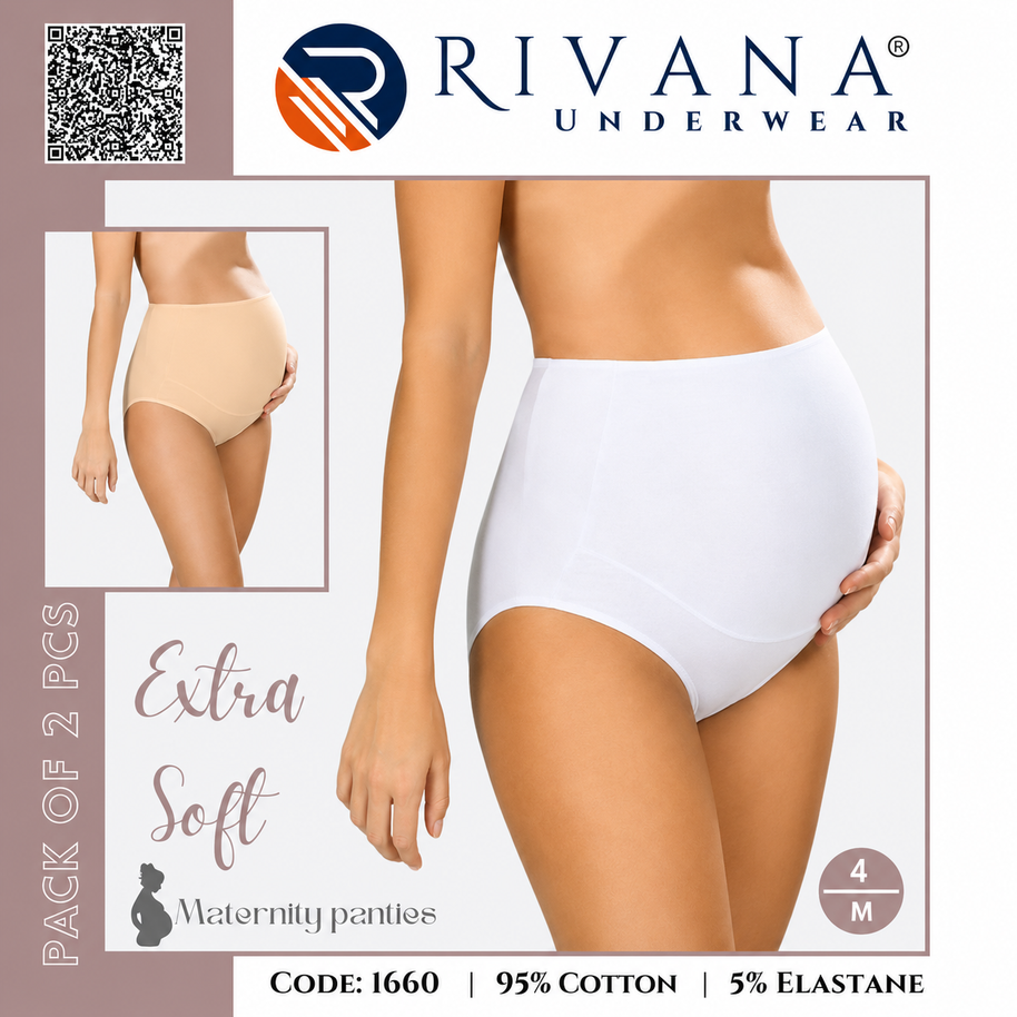 Culotte de grossesse en coton Rivana