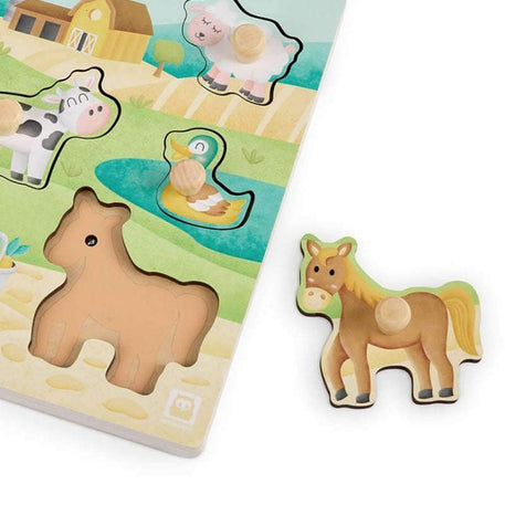 Eurekakids Puzzle Musical - Animaux de la Ferme 12M+ - Eurekakids - Puzzles Musicaux pour bébé Maroc -www.babyboss.ma