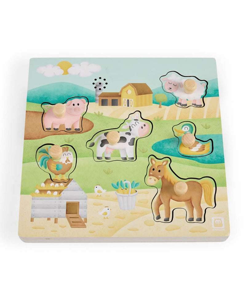 Eurekakids Puzzle Musical - Animaux de la Ferme 12M+ - Eurekakids - Puzzles Musicaux pour bébé Maroc -www.babyboss.ma