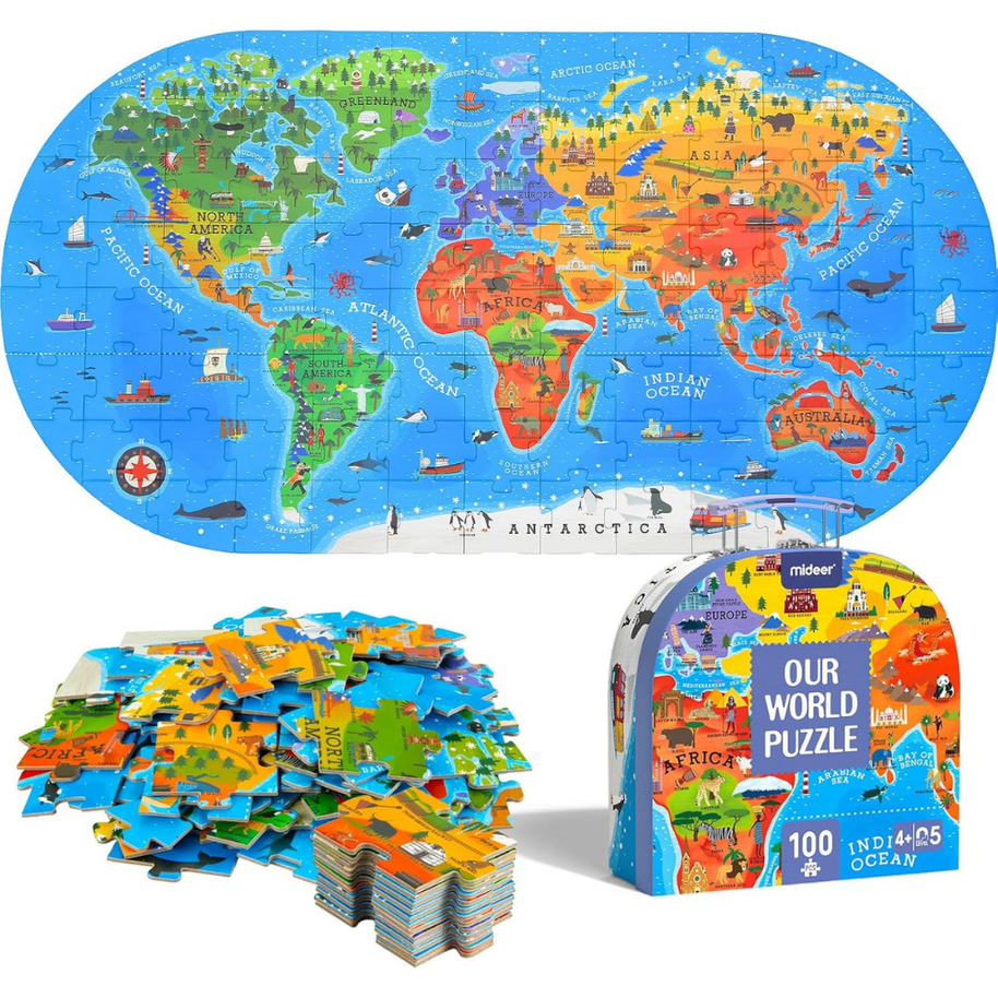 Puzzle Our World in English - 100 pcs