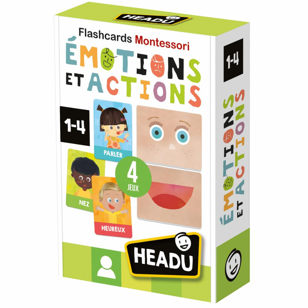 Montessori Emotions and Actions Flashcards