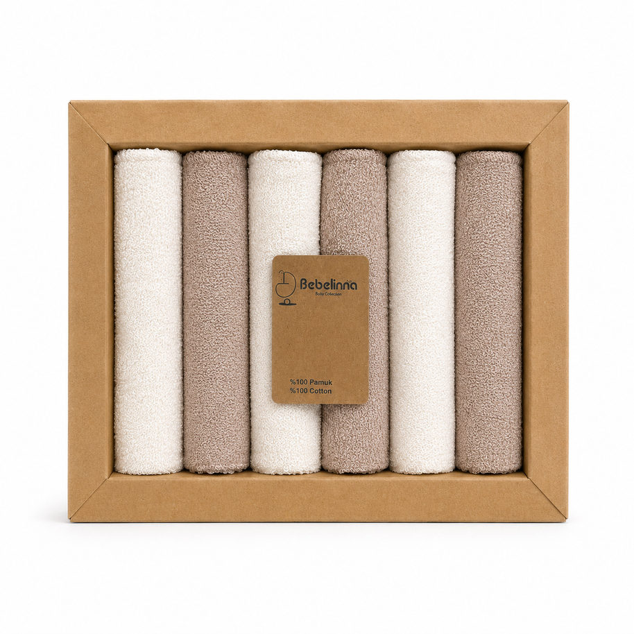 Lot de 6 mouchoirs pour bébé