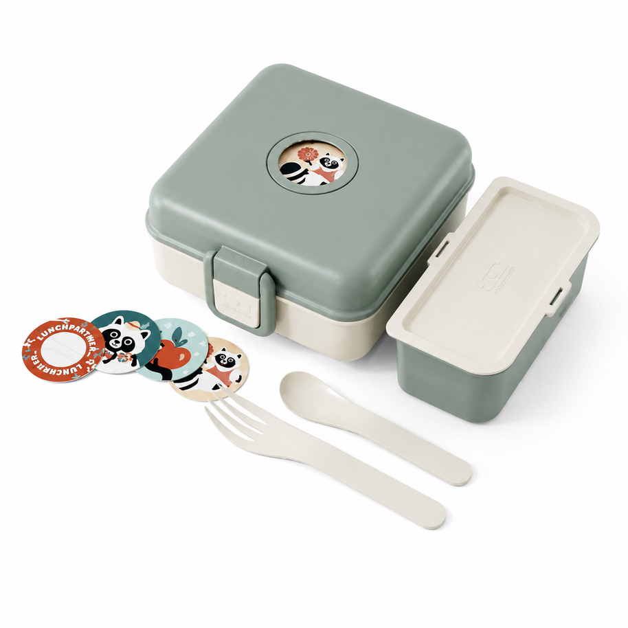 Monbento Lunch Box pour Enfant Sans BPA - Vert