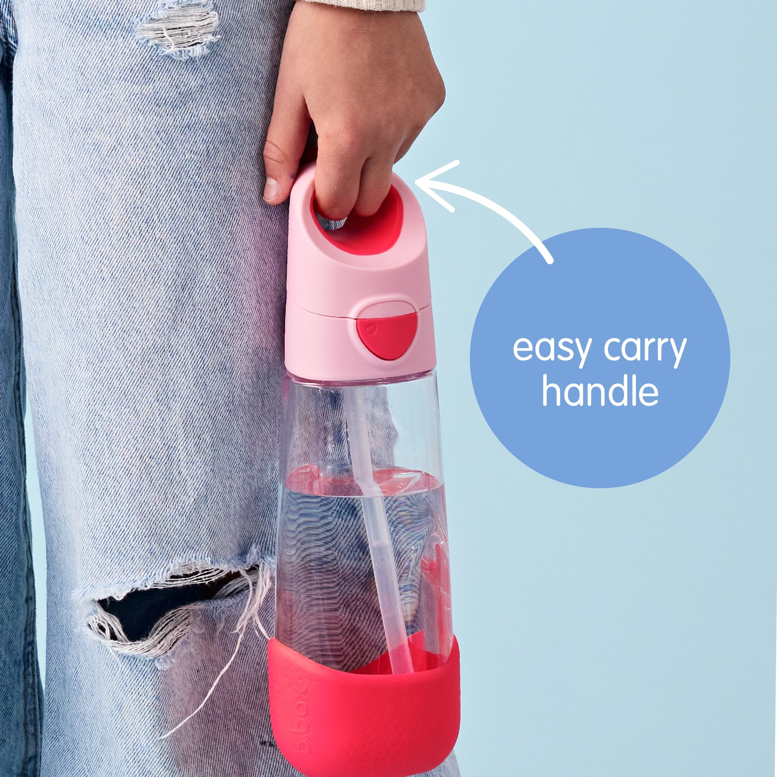Gourde à paille B box Tritan™  - Sugar plum 600ML