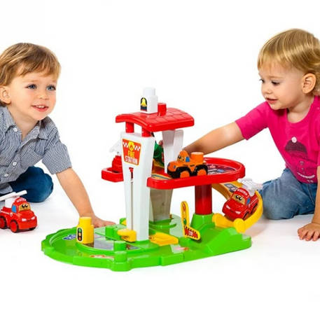 Molto Station De Pompiers Avec Blocs