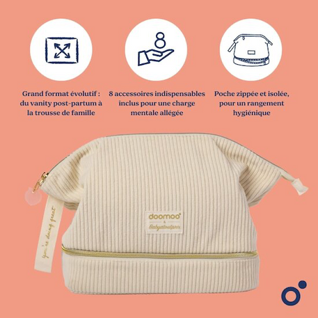 Doomoo Trousse de Maternité Mommy Vanity Sand