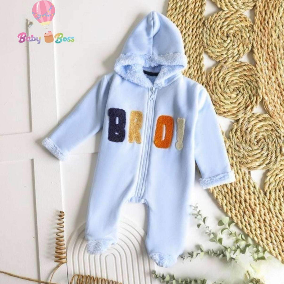 Grenouillère pour garçons bleu broo