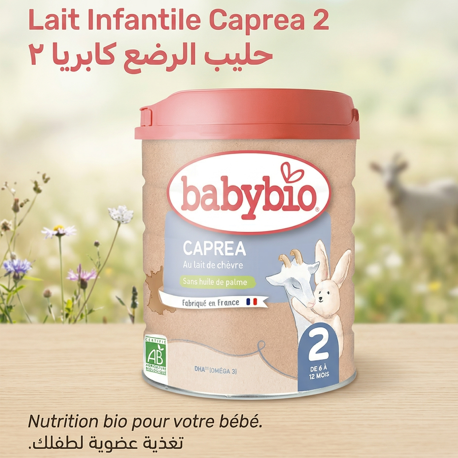 Babybio Goat Milk Caprea 2nd Age 800g – 6 to 12 Months