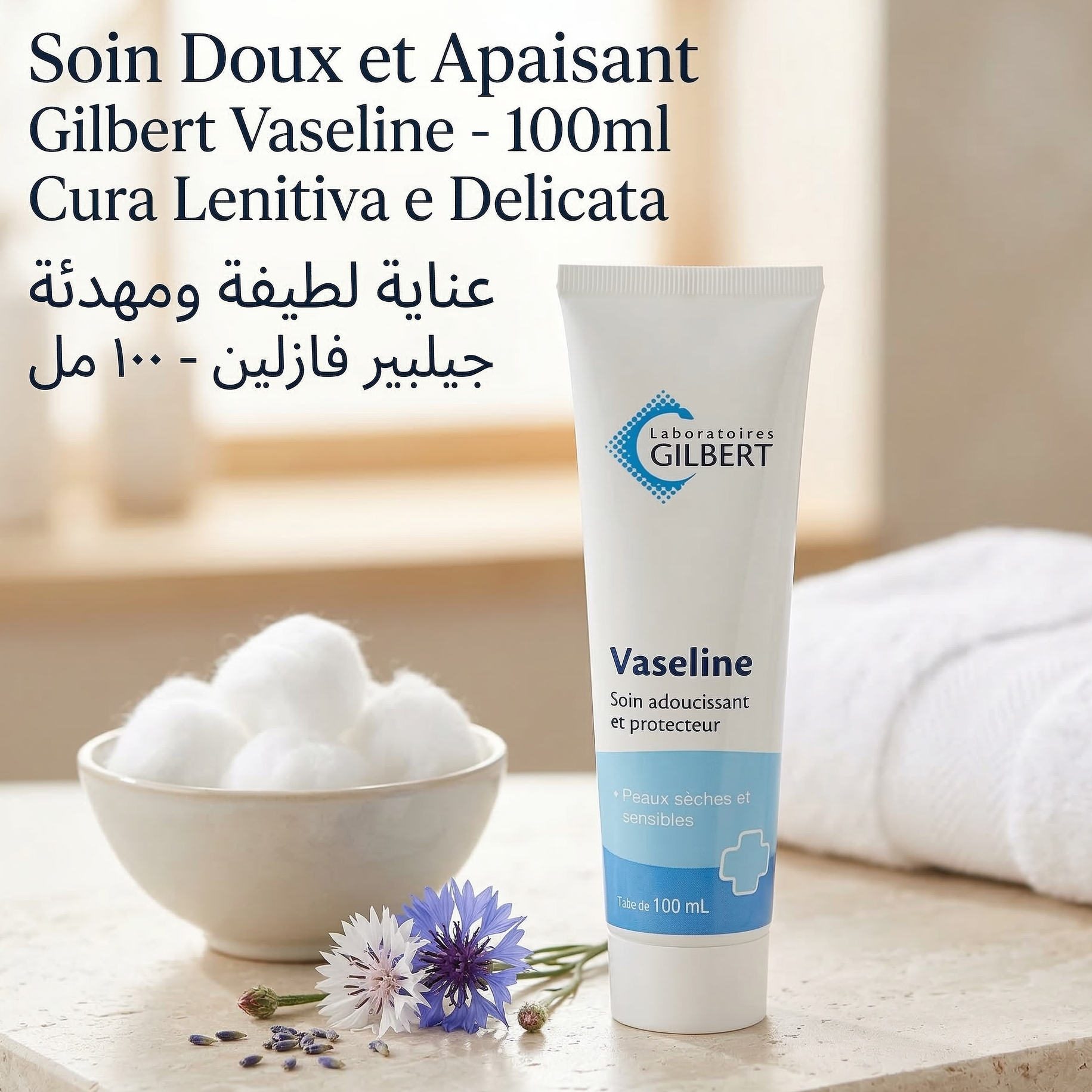 Gilbert vaseline dry and sensitive skin - 100ml