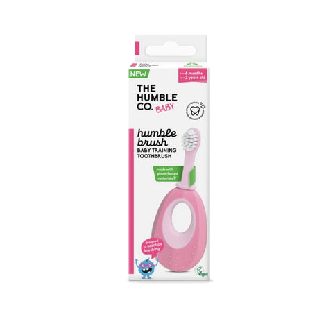 Humble Brush Plant-Based Baby Toothbrush - Pink