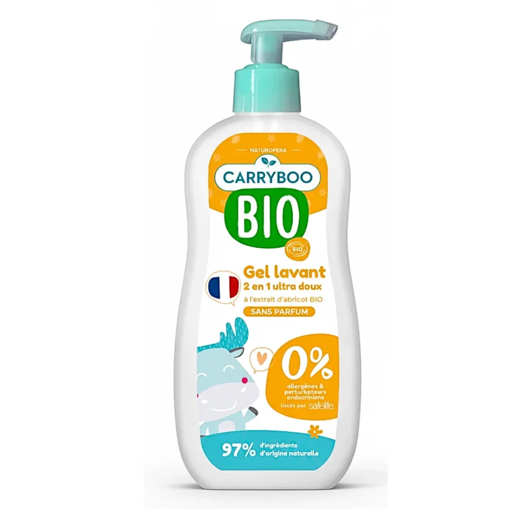 Carryboo gel lavant 2 en 1 ultra doux 500 ml