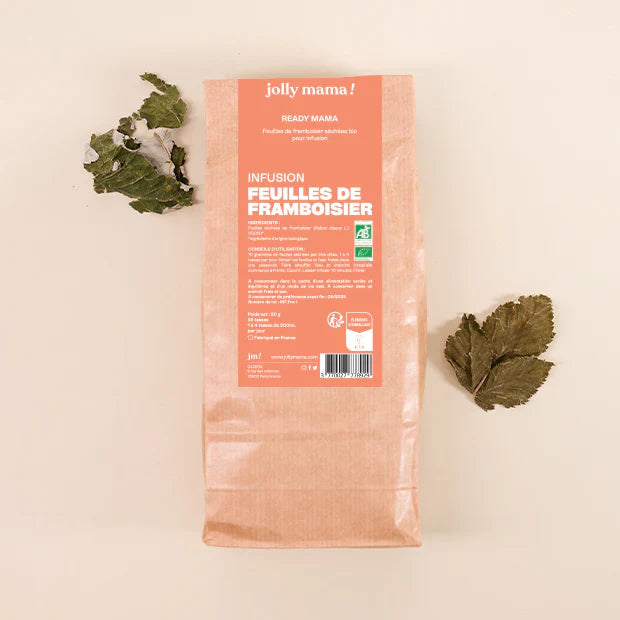 Tisane feuilles de framboisier jolly mama