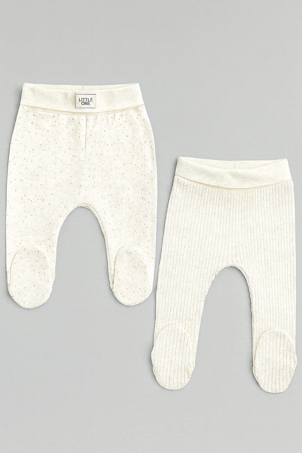 Lot de 2 pantalons – Ecru
