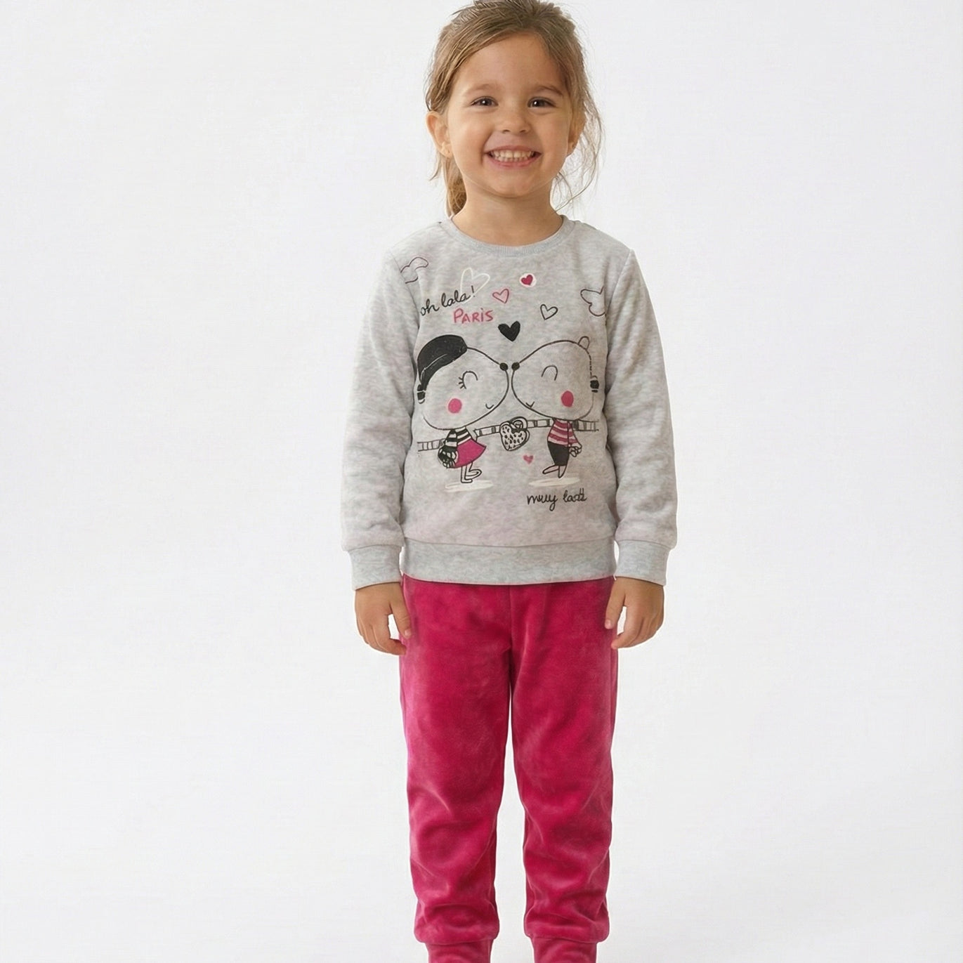 Pyjama fille velour